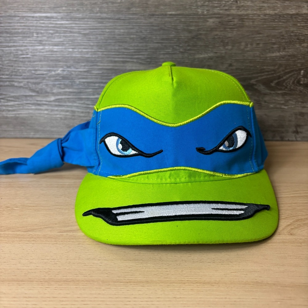 Teenage Muntant Ninja Turtles Hat Cap Snap Back Green Adjustable